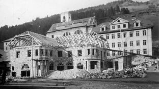 Immagine storica di Sesto dopo la Prima guerra mondiale, all’inizio della ricostruzione